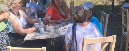 Spotkanie plenerowe z rodzinami.