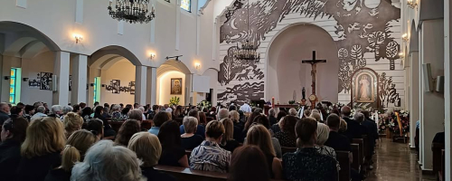 Z delegacją na pogrzebie